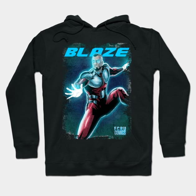 Blaze Hoodie by carrillo_art_studios